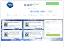Tablet Screenshot of groupsaude.com.br